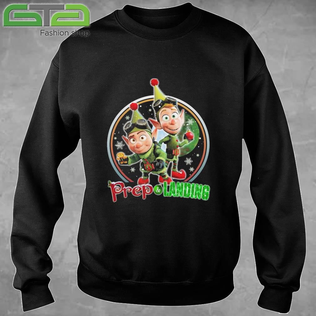 Retro Funny Prep & Landing Christmas Movie Vintage Sweatshirt