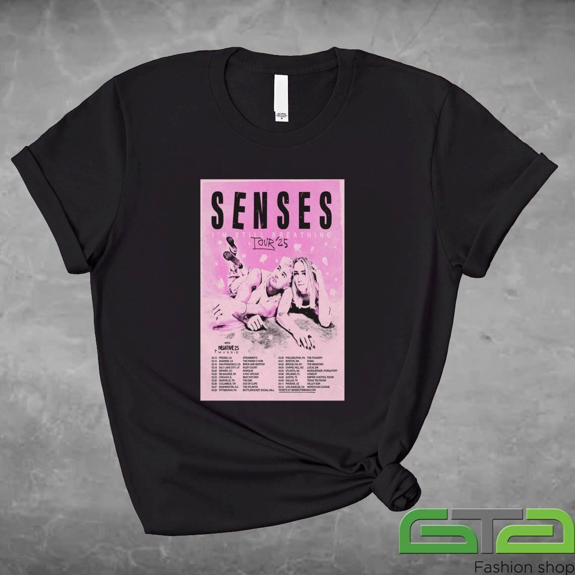 Senses I'M Still Breathing Tour 2025 Shirt