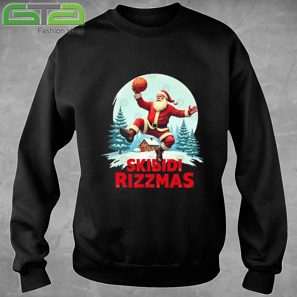 Skibidi Rizzmas Basketball Merry Christmas 2024 Sweatshirt