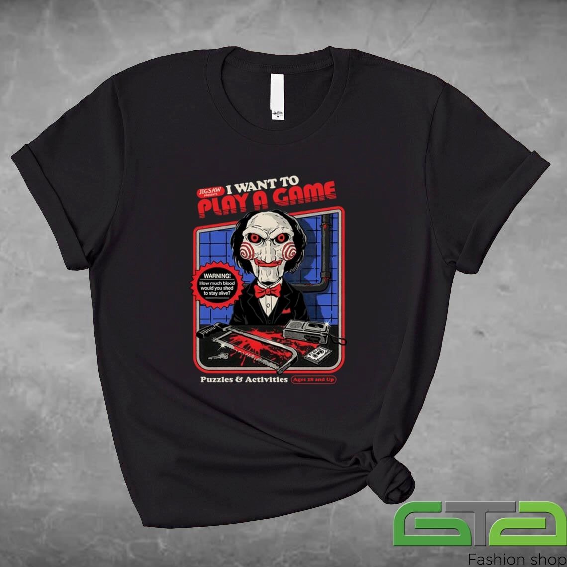 Steven Rhodes X SAW I Want To Play A Game Shirt