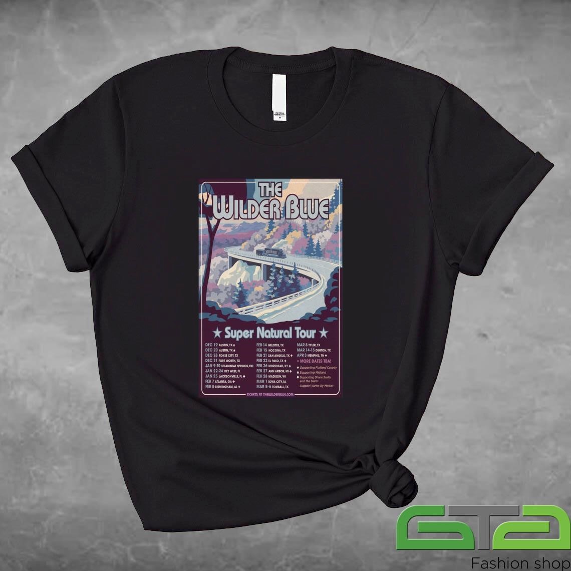 The Wilder Blue Super Natural Tour 2025 Shirt