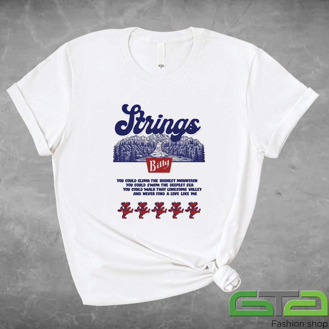 Thunder Shout Billy Strings Banquet Coors Flip Shirt