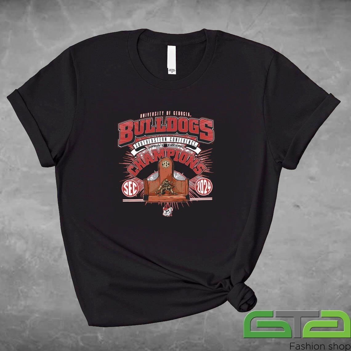 University Of Georgia Bulldogs Southeastern Conference Champions SEC 2024 Shirt