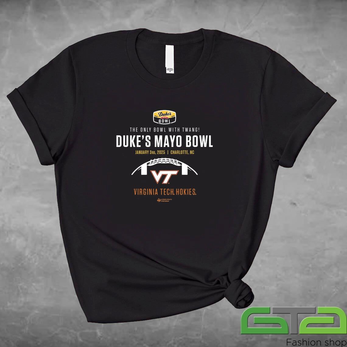 Virginia Tech Hokies Duke's Mayo The Only Bowl With Twang 2025 Shirt